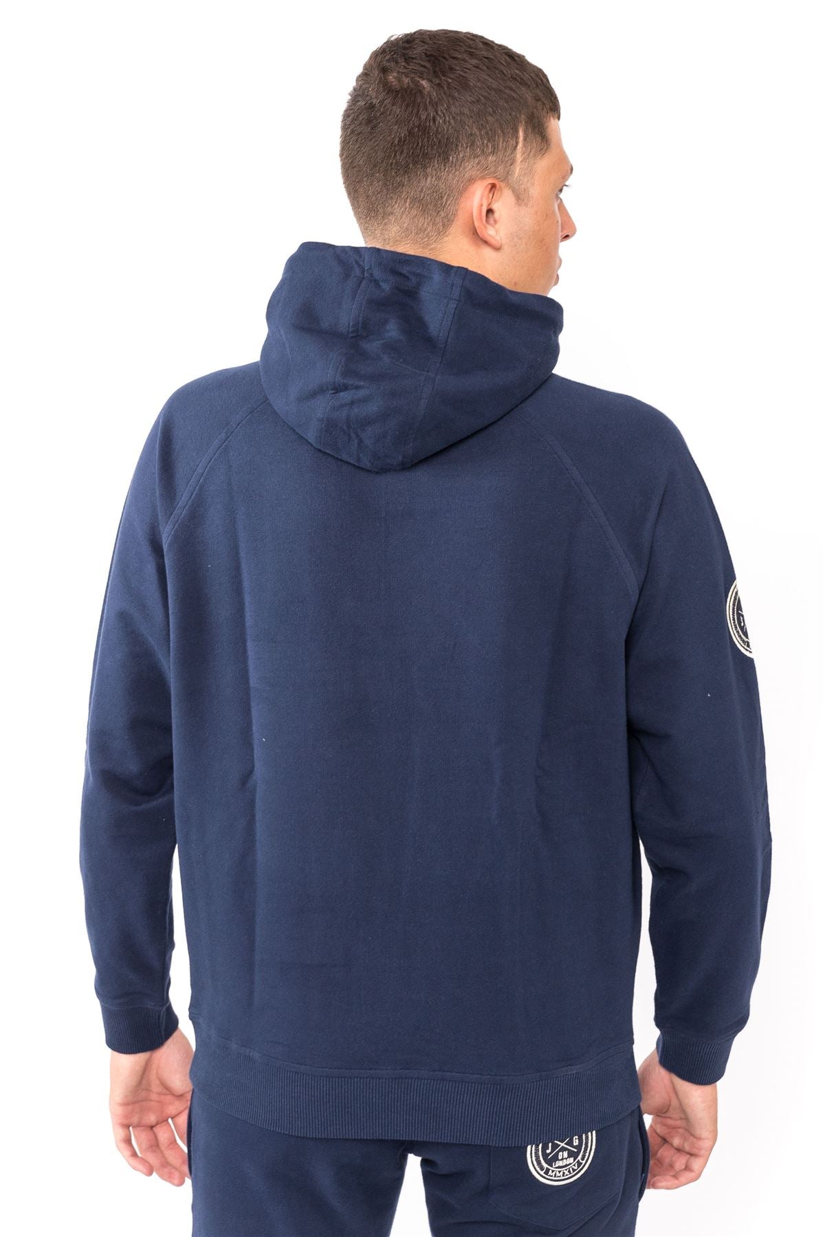 Pullover Lightweight Long Sleeved Navy Hoodie