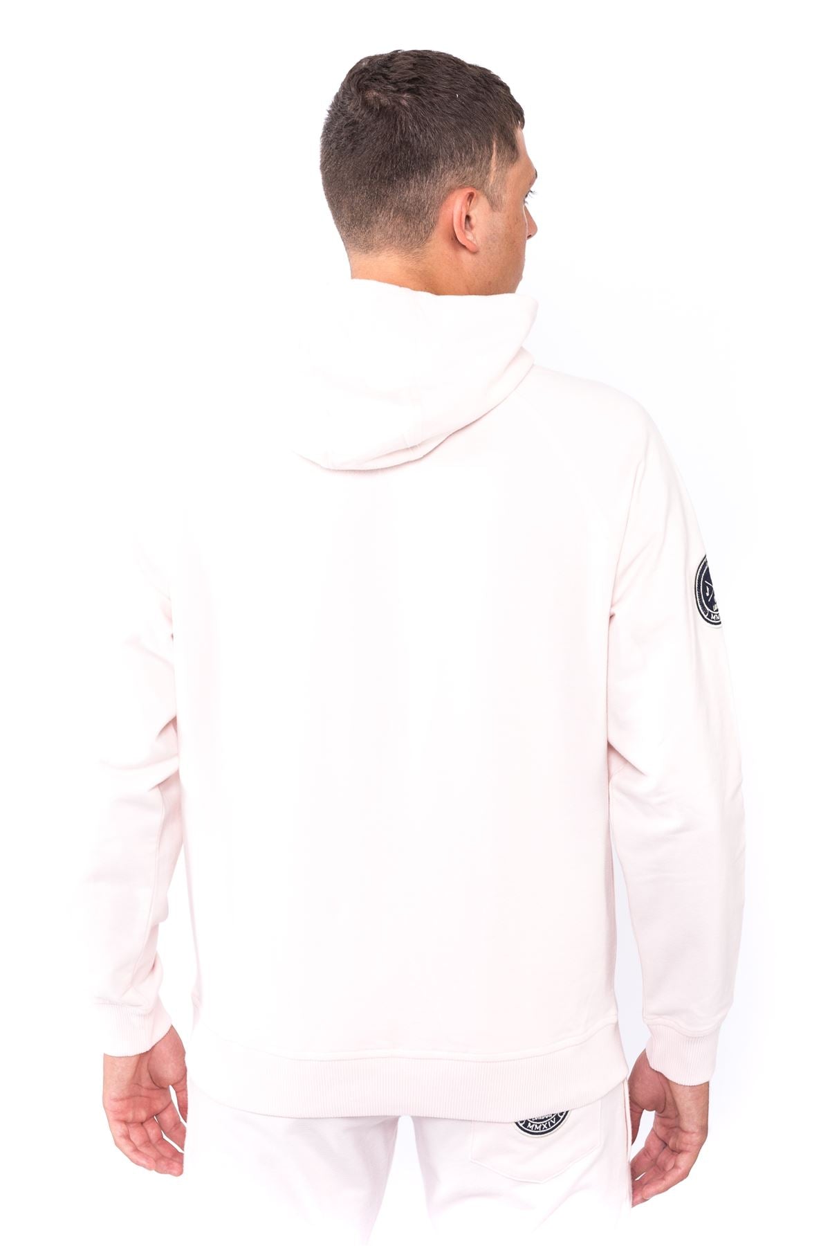 Jog On London Pullover Lightweight Long-sleeved Dusty Pink Hoodie