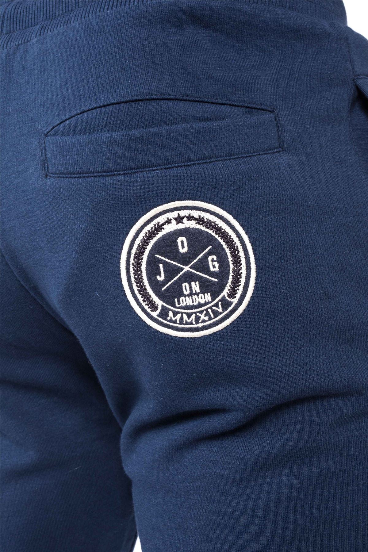 Jog On London: Premium Slim Fit Navy Shorts