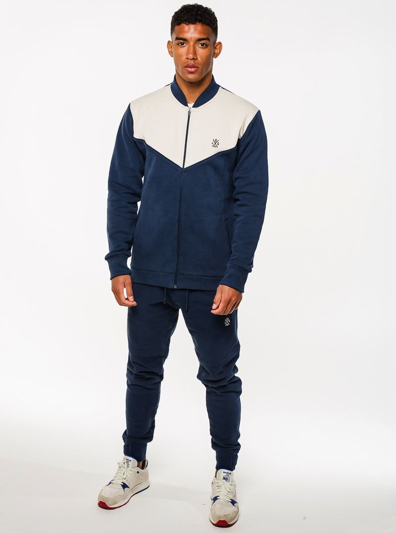 Jog On Casual Gym Fitness Tracksuit Bottoms Slim Fit Navy Joggers