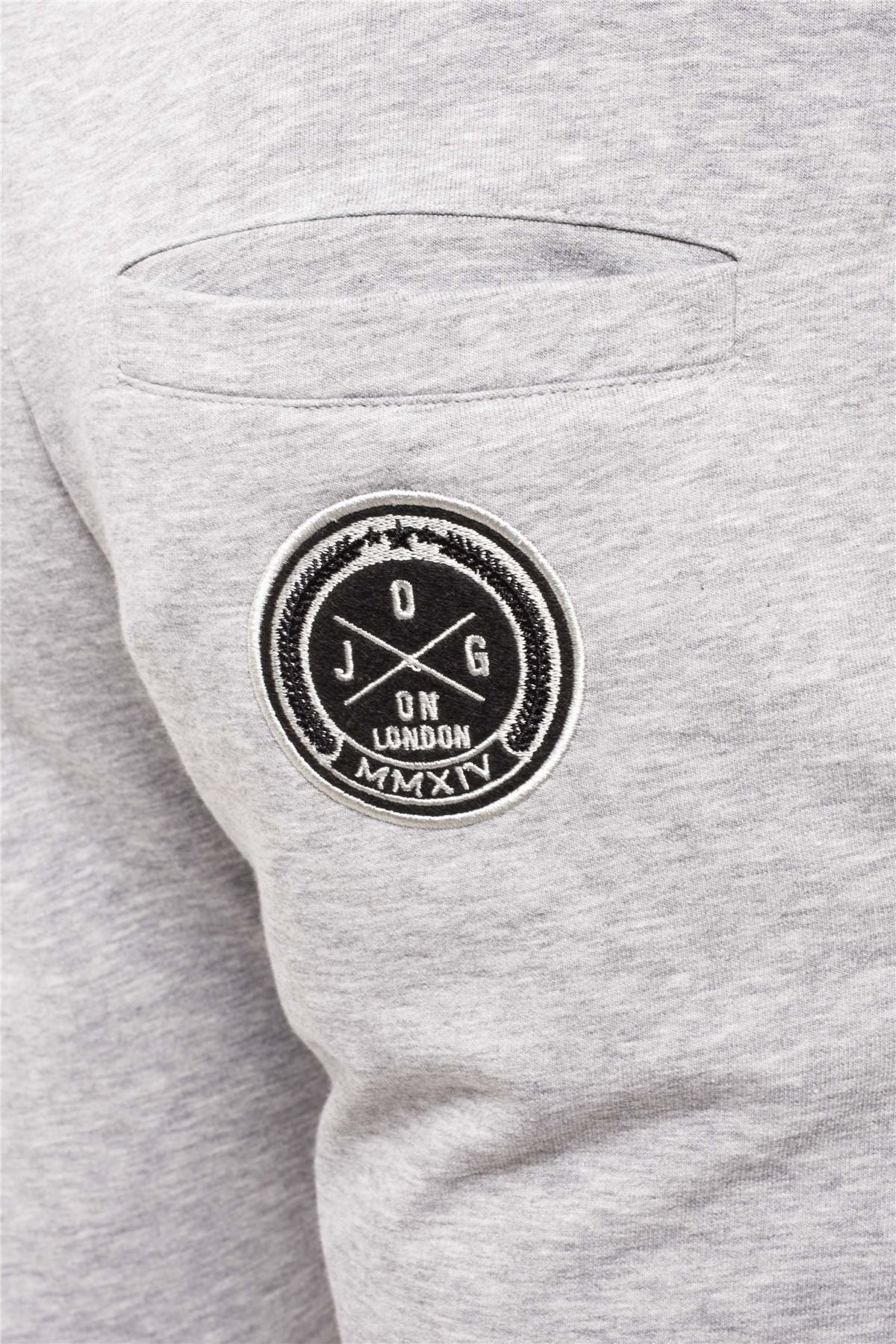 Jog On London: Premium Slim Fit Grey Shorts