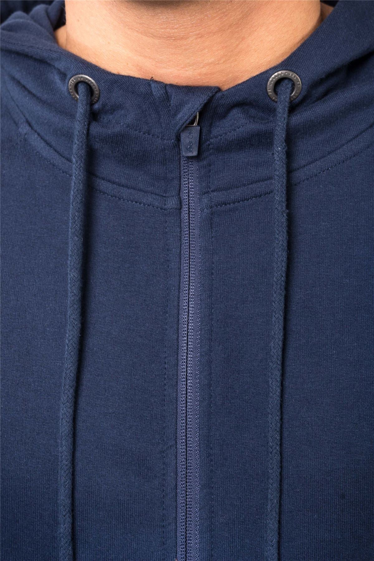Jog On London Navy Lightweight Zipped Hoodie