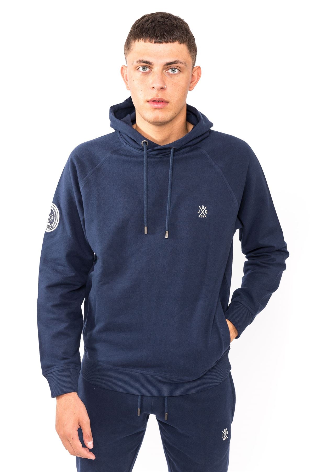 Pullover Lightweight Long Sleeved Navy Hoodie