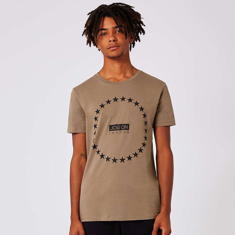 Brown Graphic T-Shirt