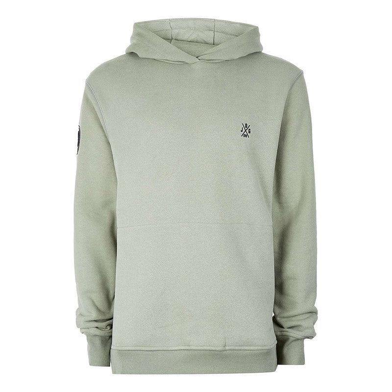 Sage Green Side Zipped Hoodie