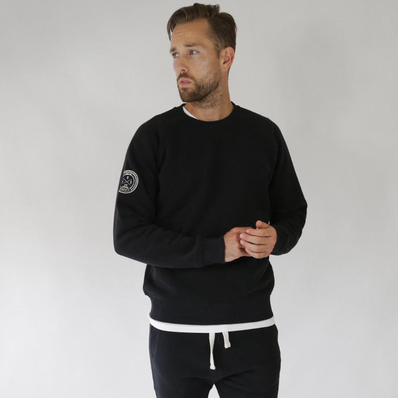 Black Crewneck Sweatshirt