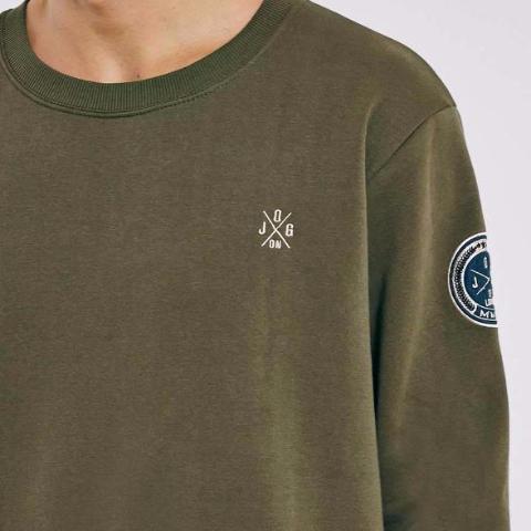 Olive Green Crewneck Sweatshirt