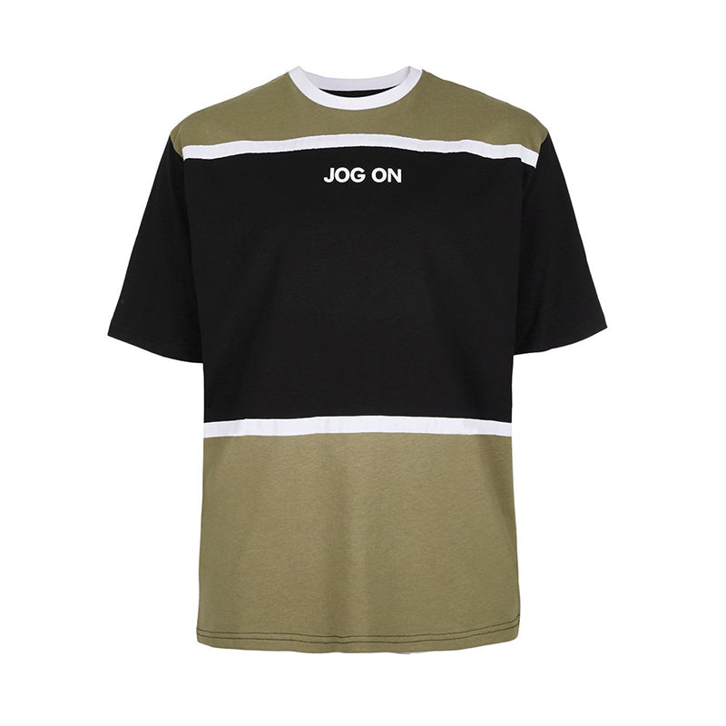Khaki Panel T-Shirt