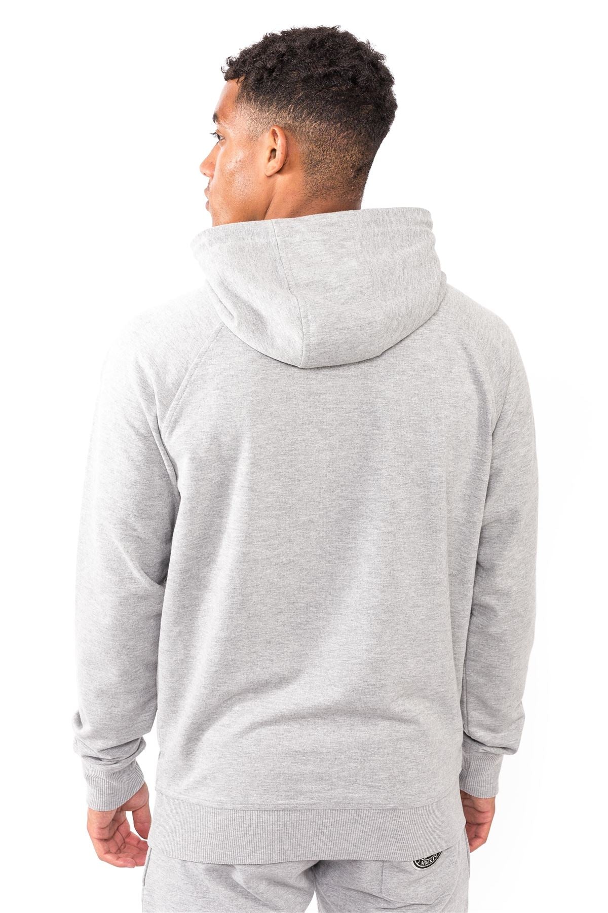 Jog On London Grey Lightweight Zipped Hoodie