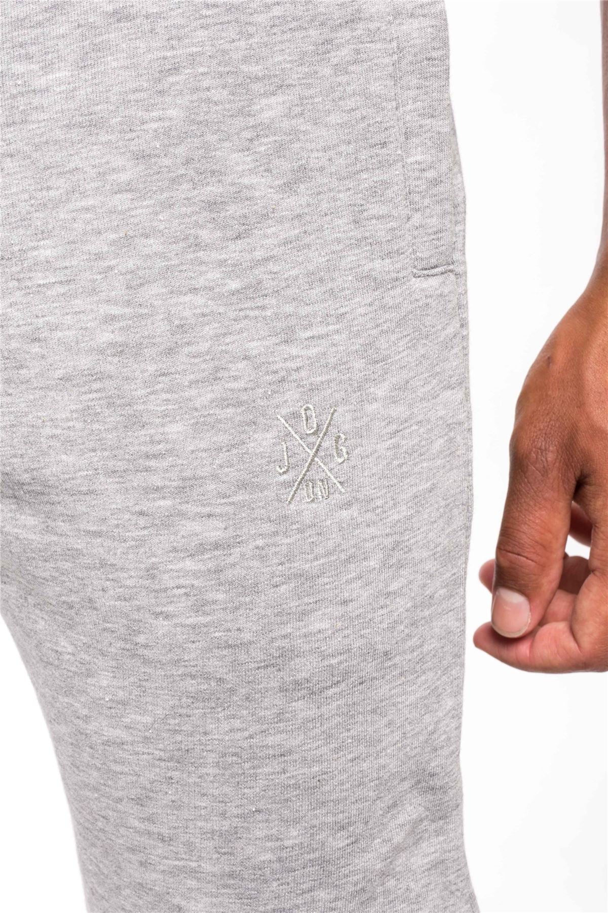 Jog On London: Premium Slim Fit Grey Shorts