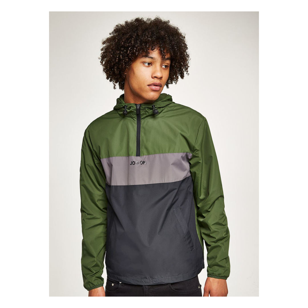 Green, Grey and Black Tactical Jacket