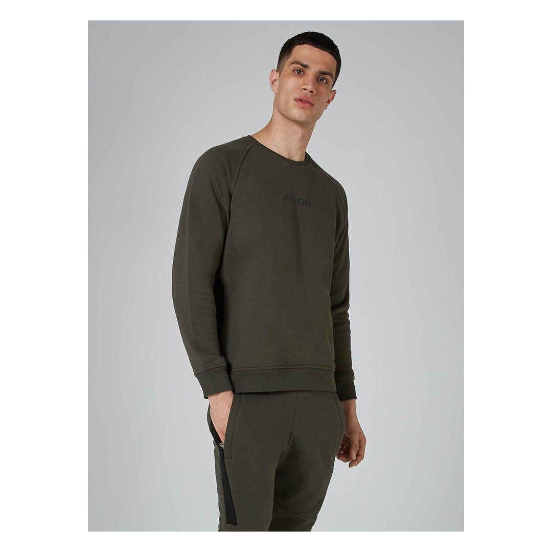 Premium Green And Black Sweatshirt And Joggers Co-Ordinated Set