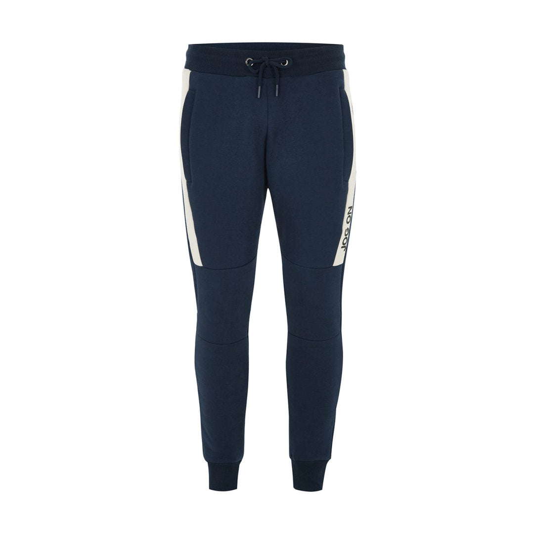 Premium Navy And Cream Joggers