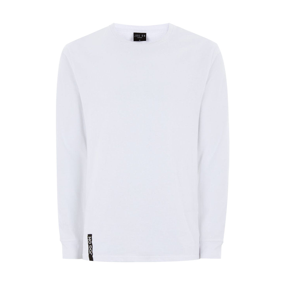 Premium White Long Sleeve T-Shirt