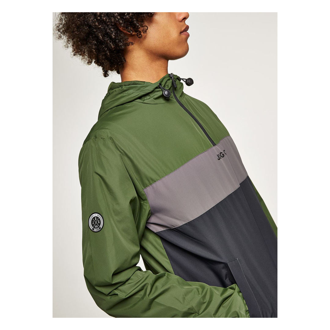 Green, Grey and Black Tactical Jacket