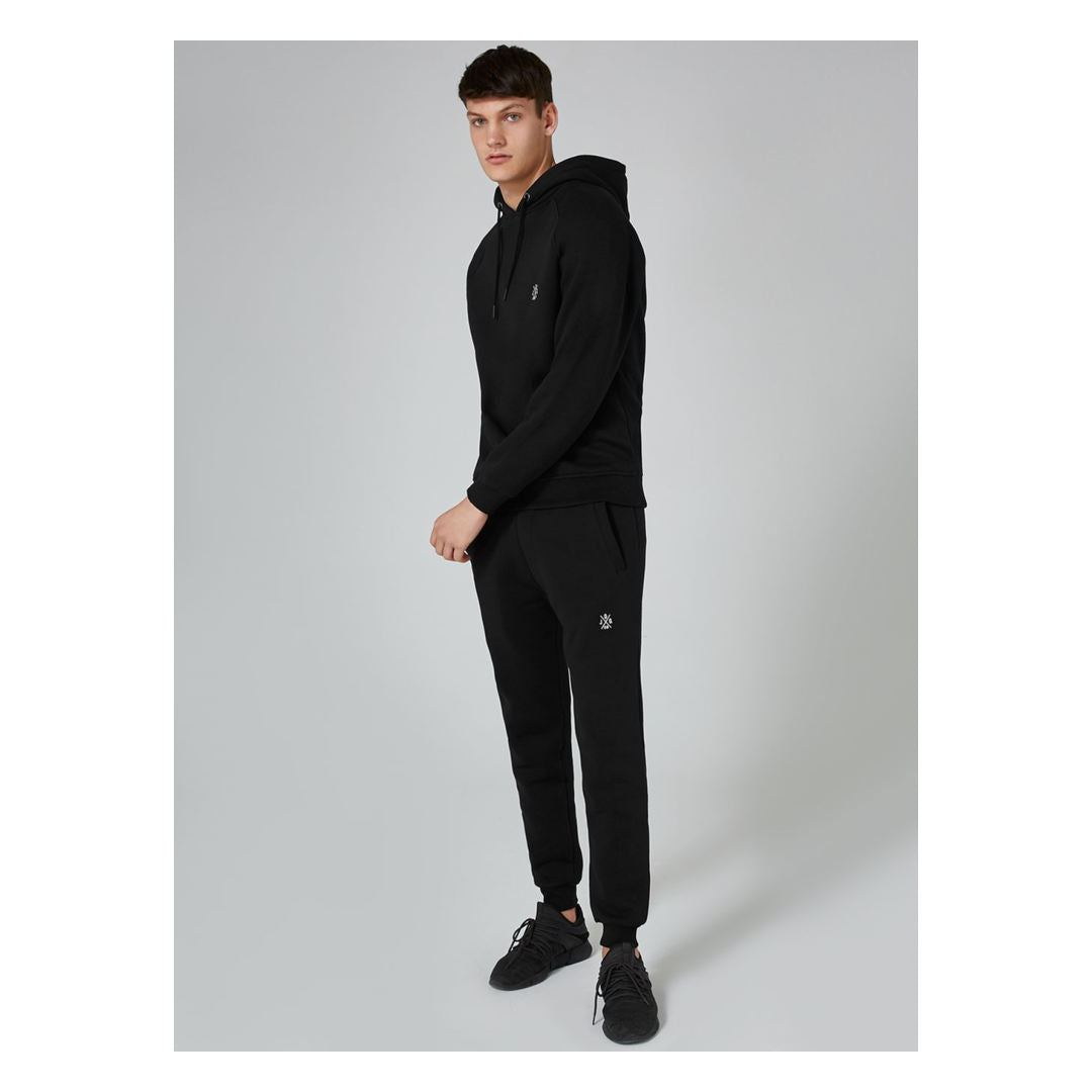 Premium Black Sweatshirt And Joggers Co-Ordinated Set
