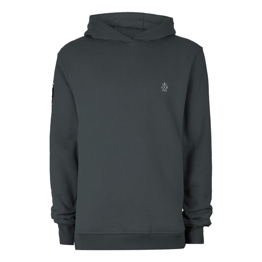 Charcoal Side Zipped Hoodie