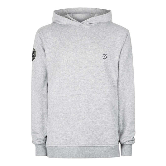 Grey Side Zipped Hoodie