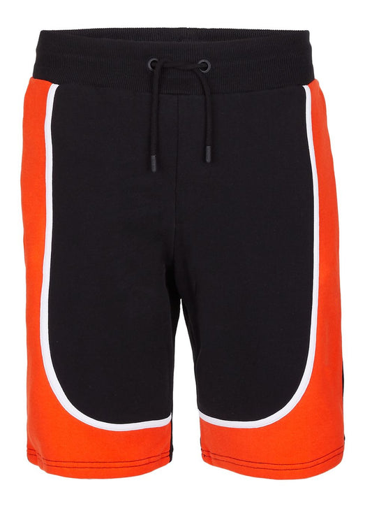 Orange Panel Shorts