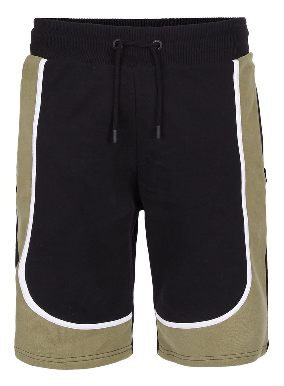 Khaki Panel Shorts