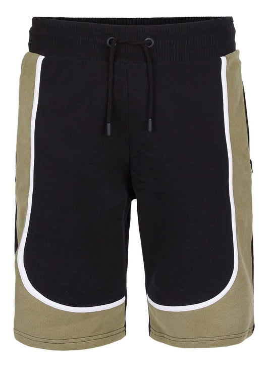 Khaki Panel Shorts