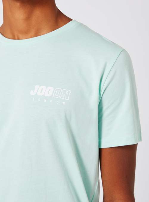 Ocean Blue Text T-Shirt