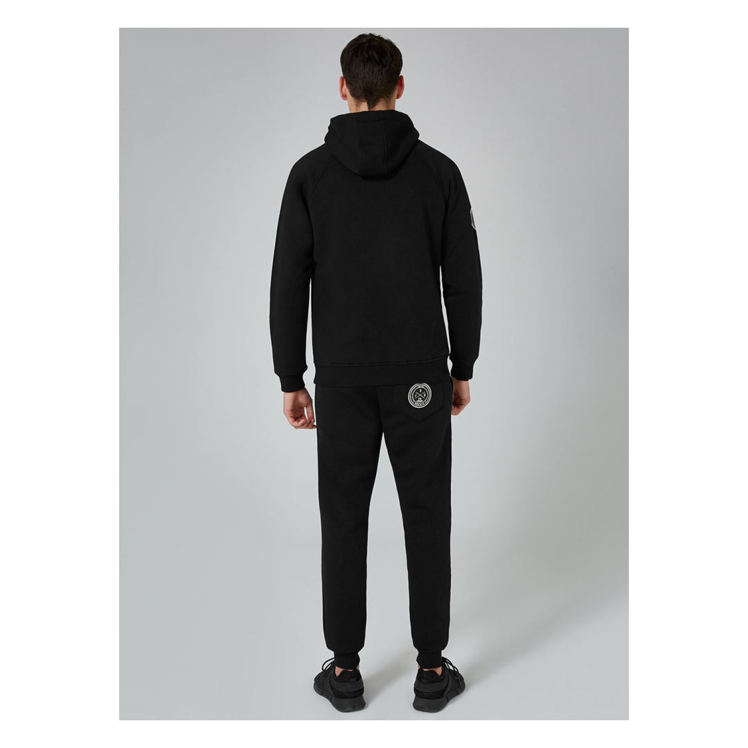 Premium Black Sweatshirt And Joggers Co-Ordinated Set