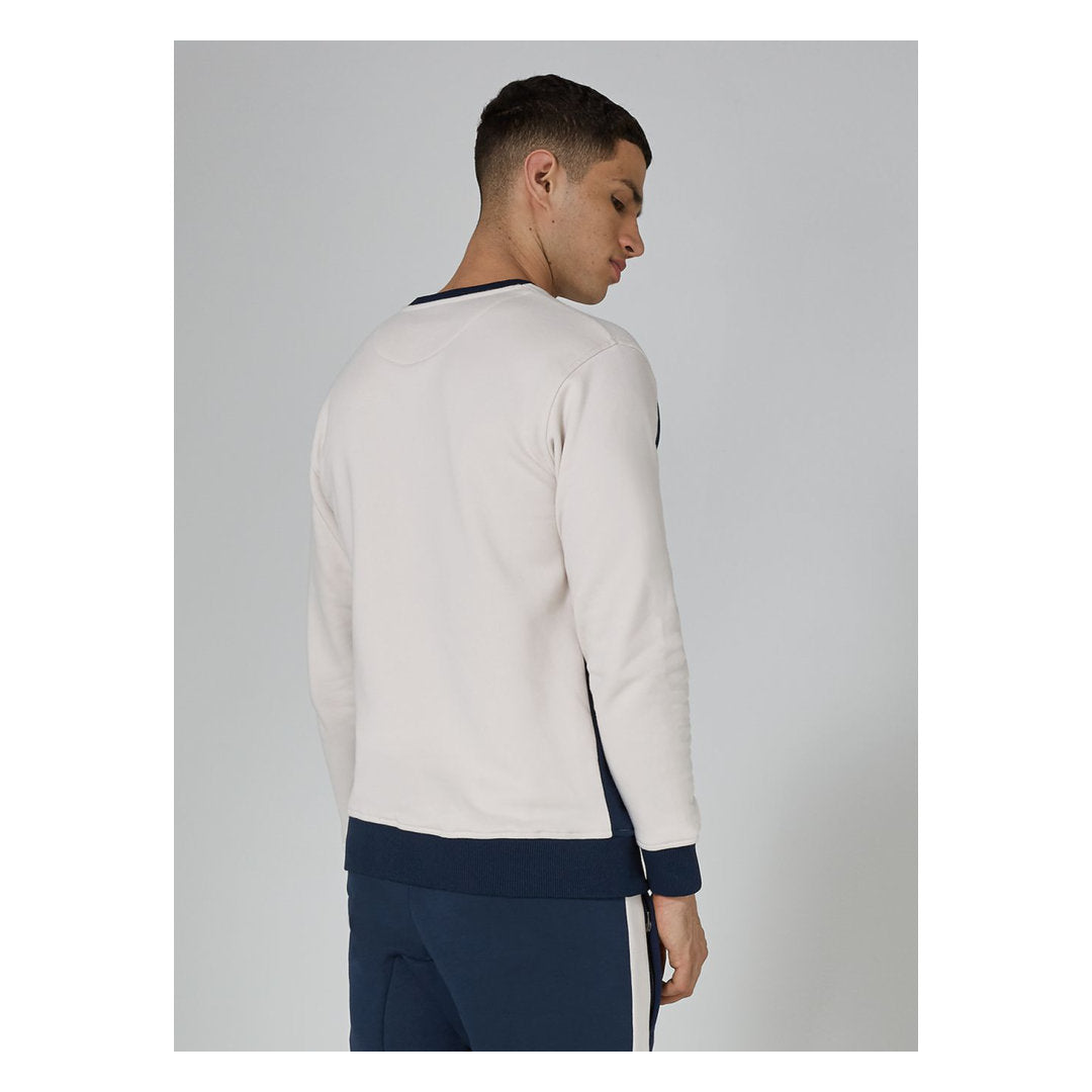 Premium Navy And Cream Sweatshirt