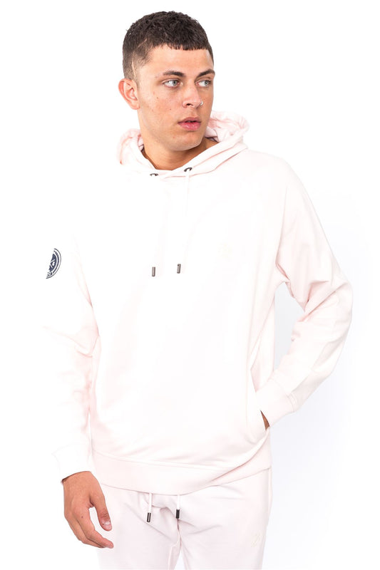 Jog On London Pullover Lightweight Long-sleeved Dusty Pink Hoodie