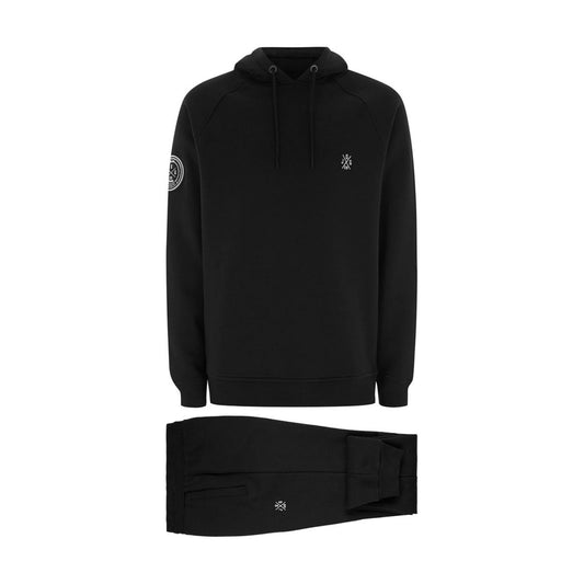 Premium Black Sweatshirt And Joggers Co-Ordinated Set