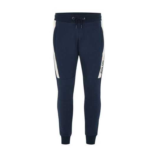 Premium Navy And Cream Joggers